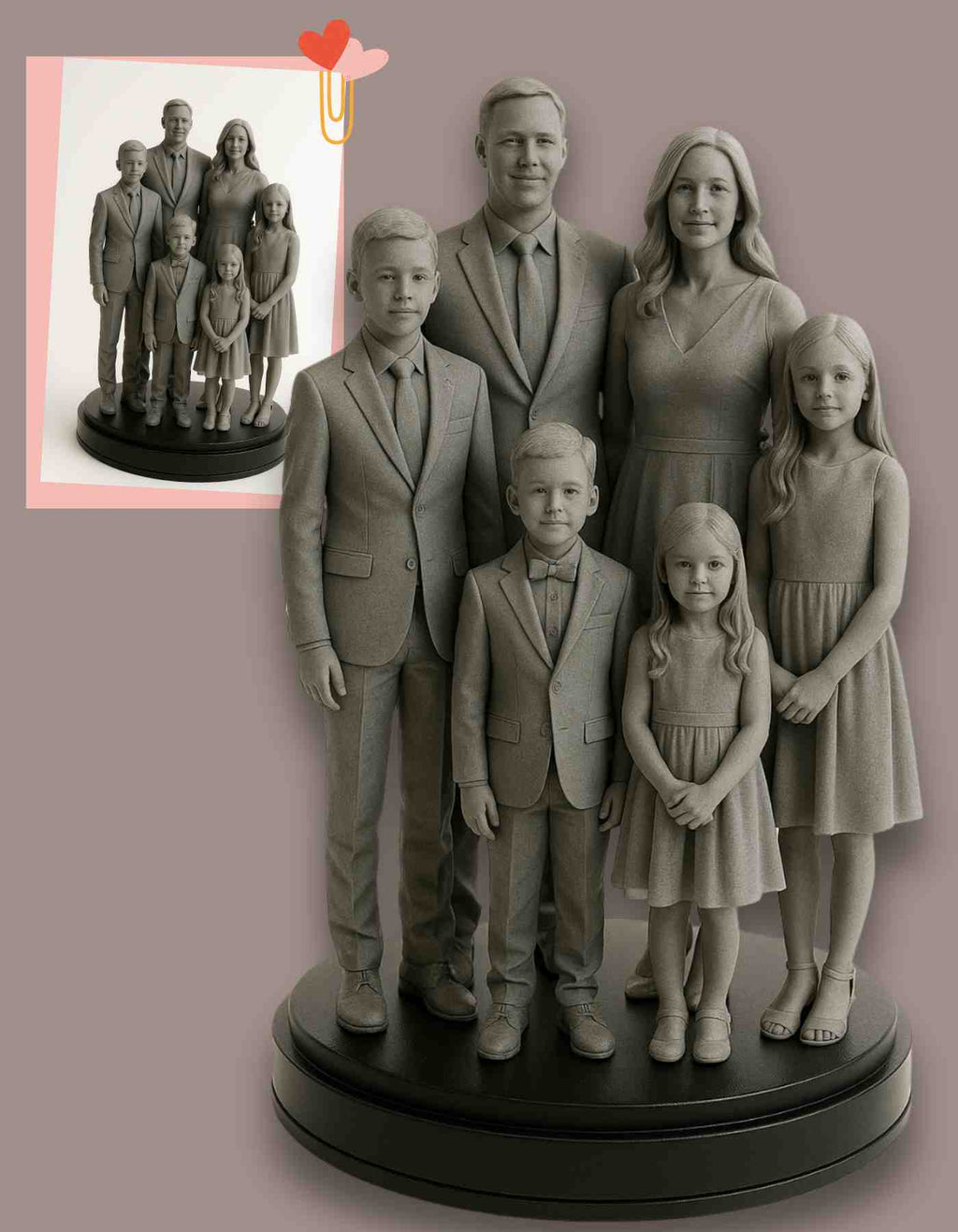 3D family - Celebrate the love that holds your family together
