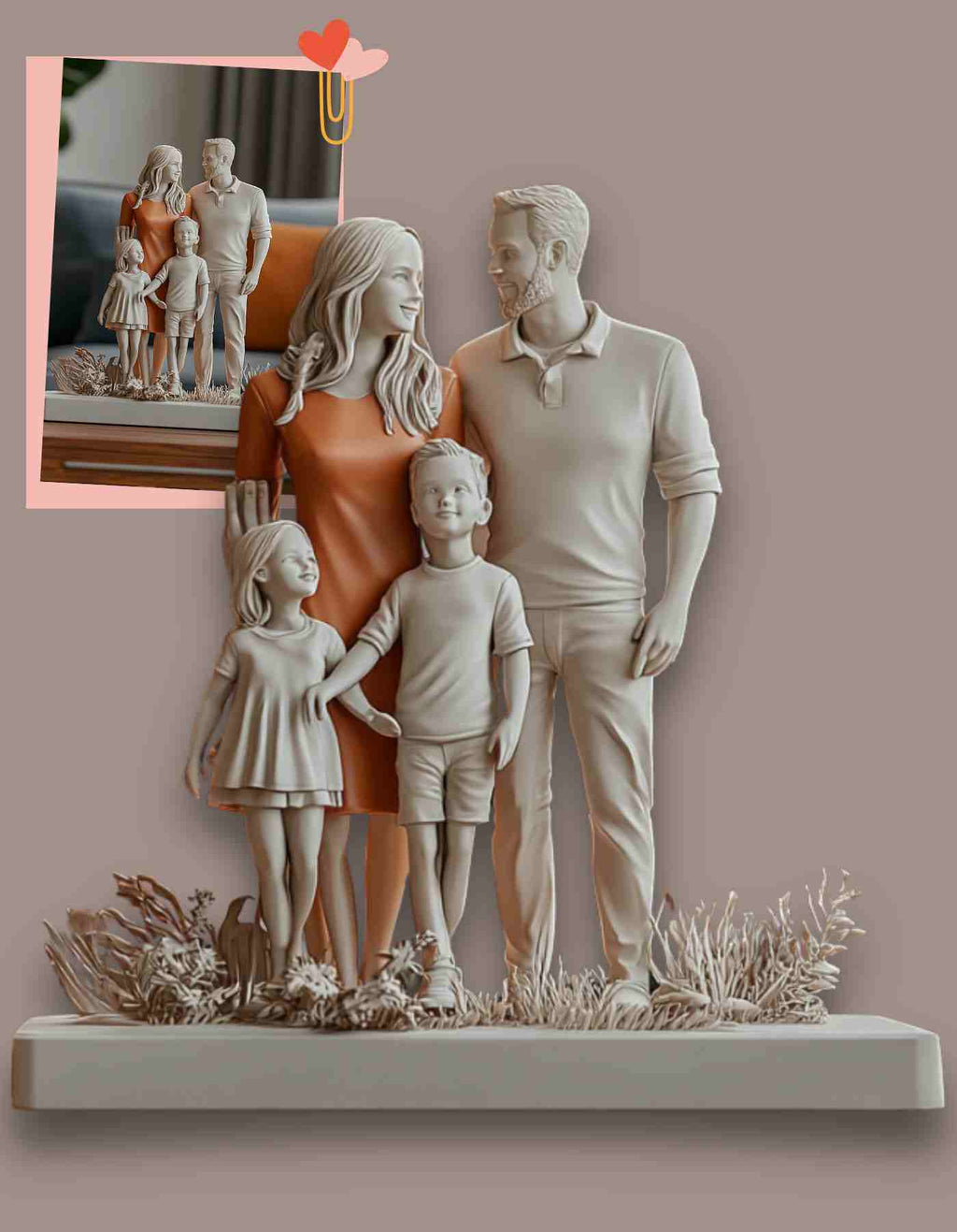 3D family - Celebrate the love that holds your family together