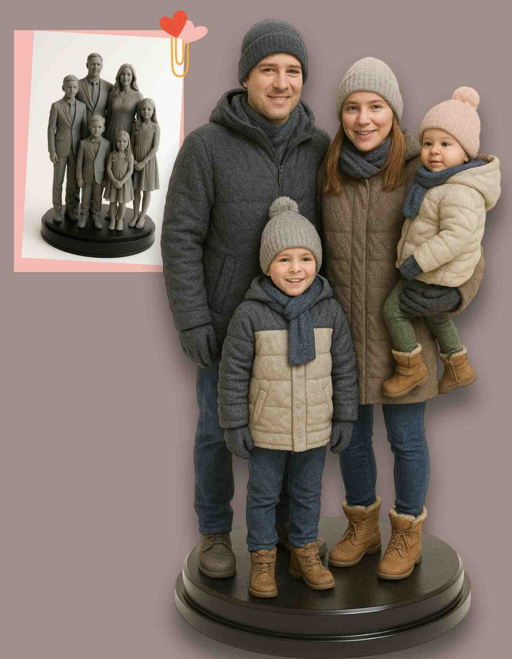 3D family - Celebrate the love that holds your family together
