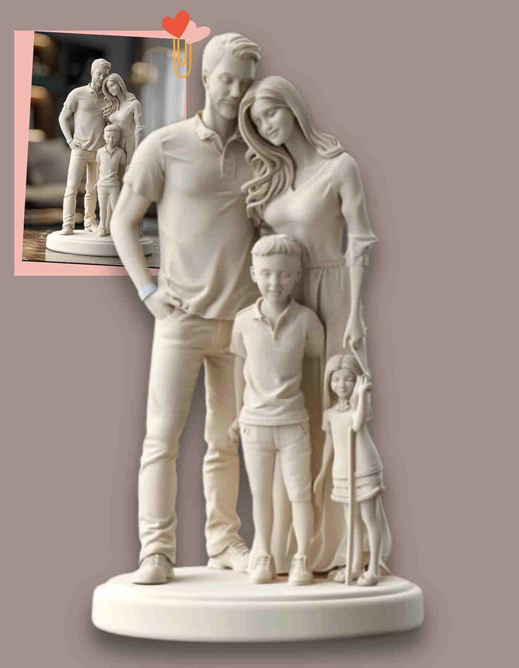 3D family - Celebrate the love that holds your family together
