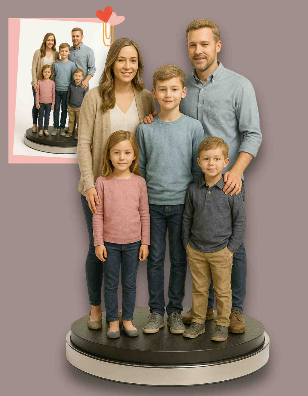 3D family - Celebrate the love that holds your family together