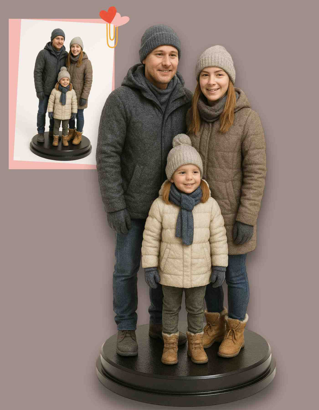 3D family - Celebrate the love that holds your family together
