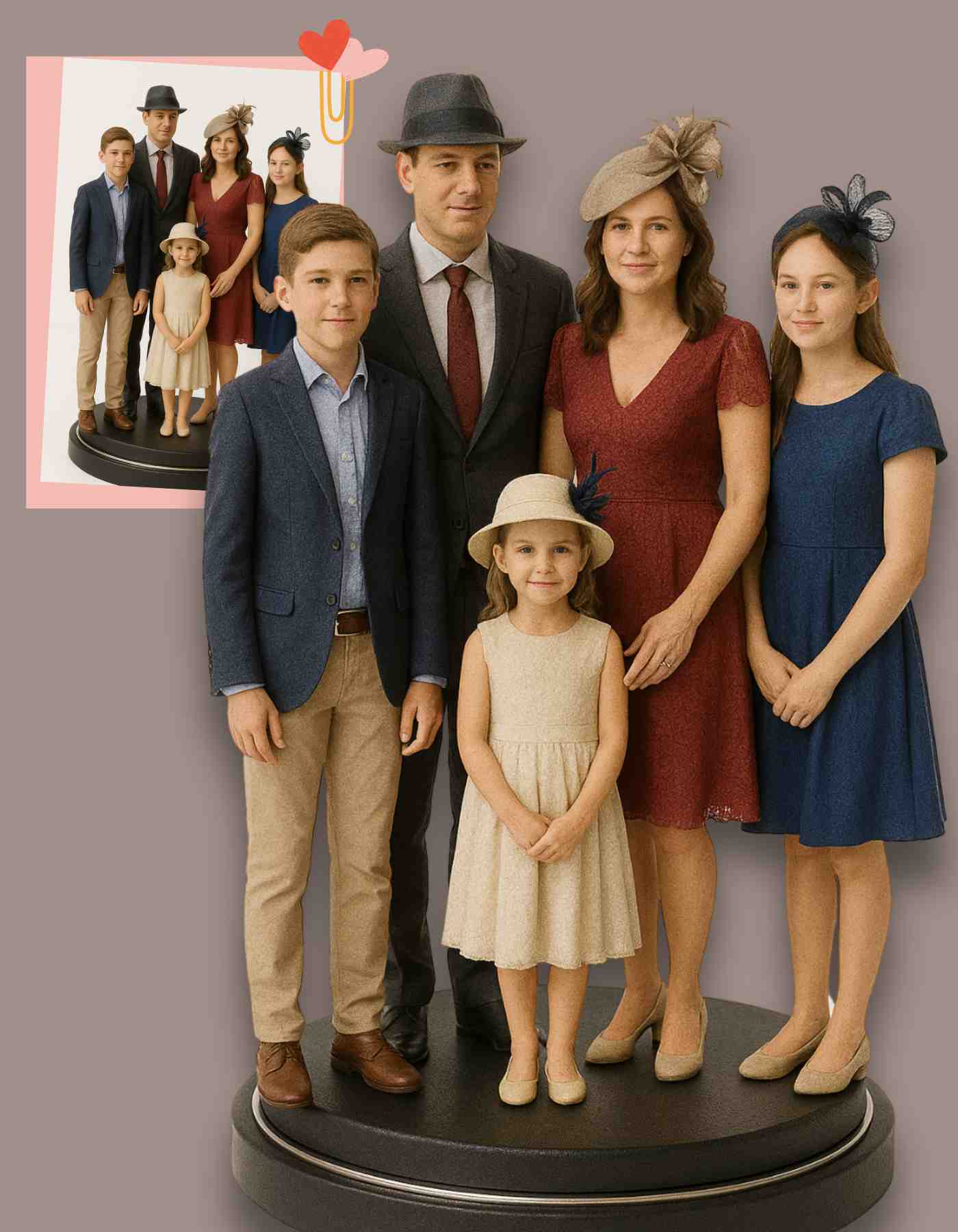 3D family - Celebrate the love that holds your family together