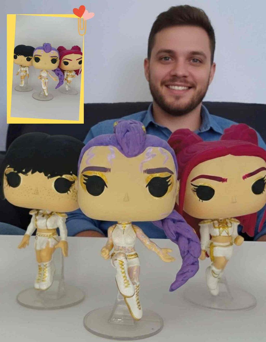 Funko Pop alternatives. Custom made figures designed just for you
