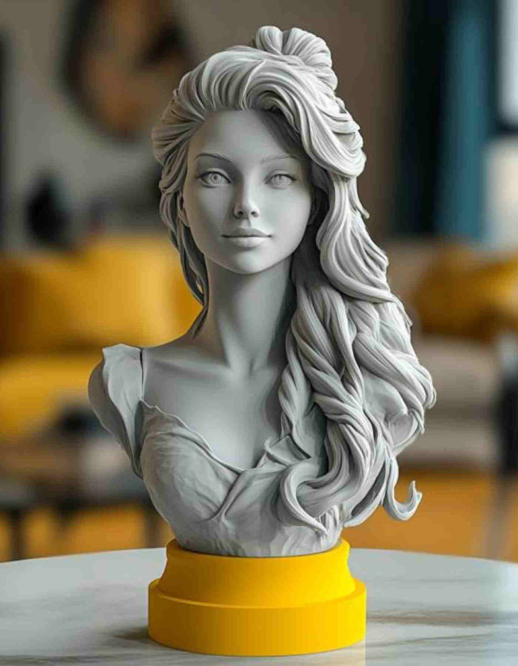 Custom gifts for girlfriend : Personalized 3D Sculpture of herself She’ll Love!