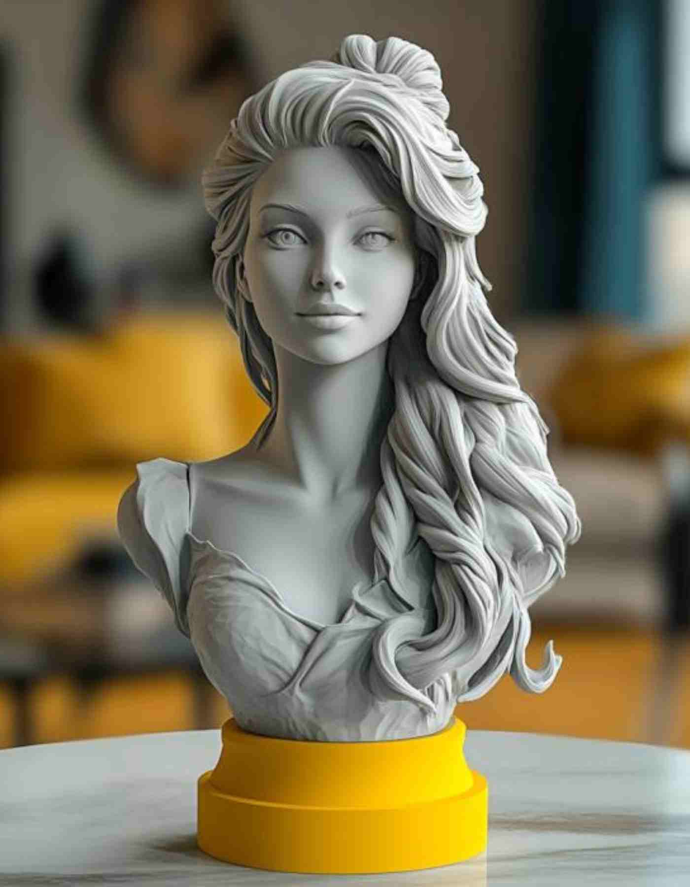 Custom gifts for girlfriend : Personalized 3D Sculpture of herself She’ll Love!