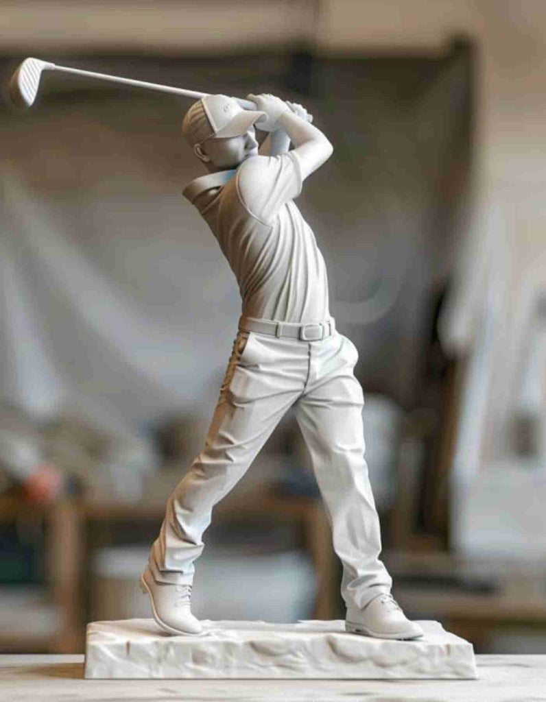 Custom golf gifts for Golf Lovers- Custom Sculpted & 3D printed in any pose you choose!