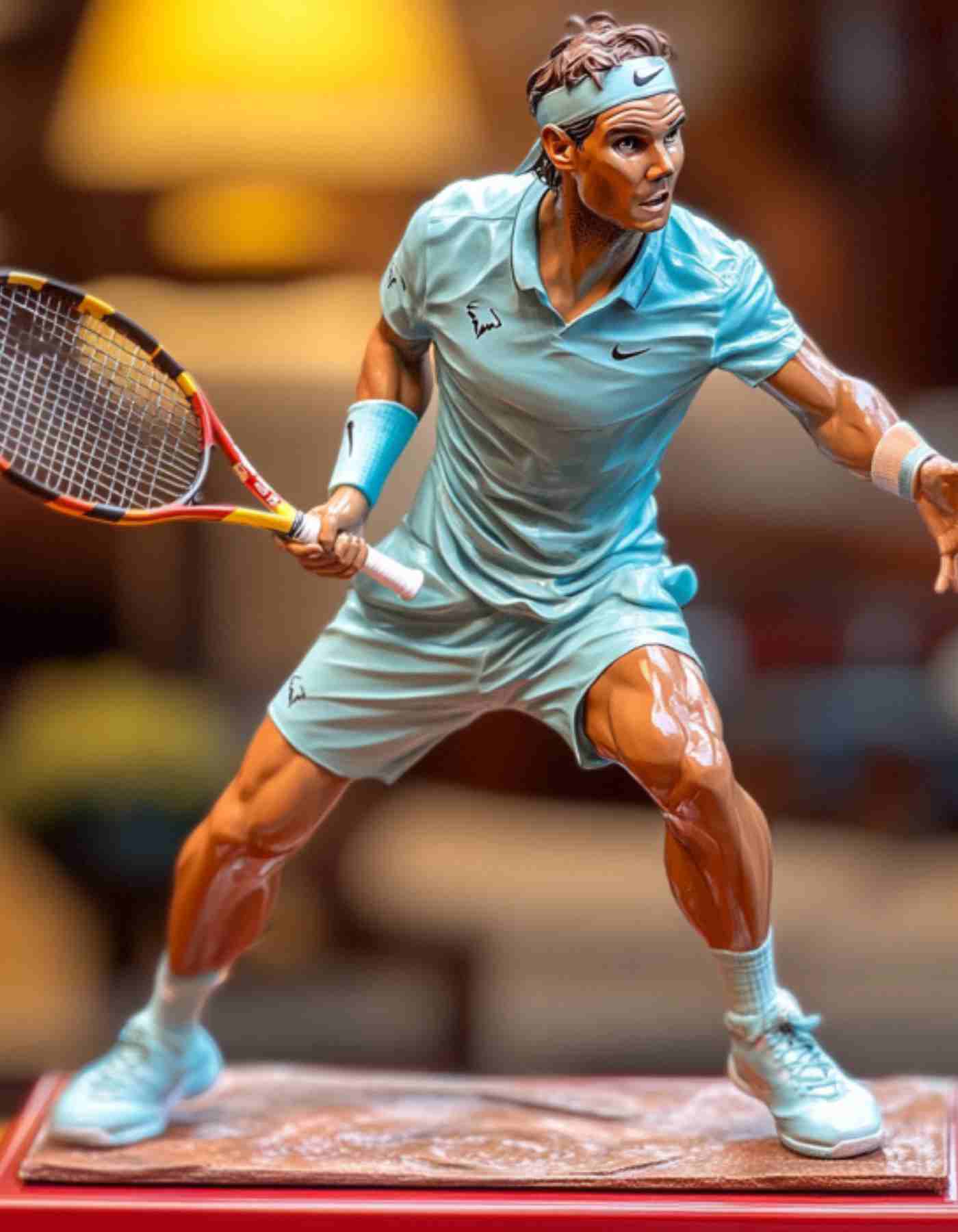 Custom tennis gifts-  Custom Sculpted & 3D printed in any pose you choose!