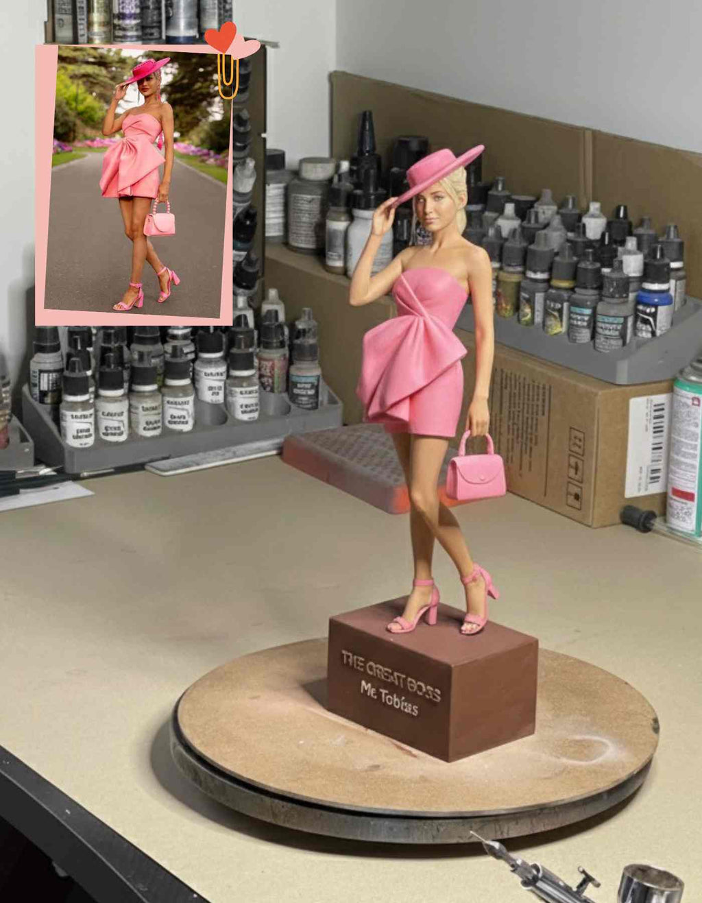 3D Printed figurine of yourself : Personalized Miniature Just for You
