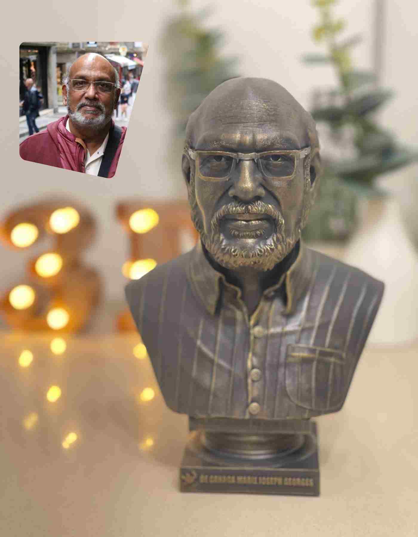 Custom retirement gifts : Personalized Custom 3D Sculpt of Retirees