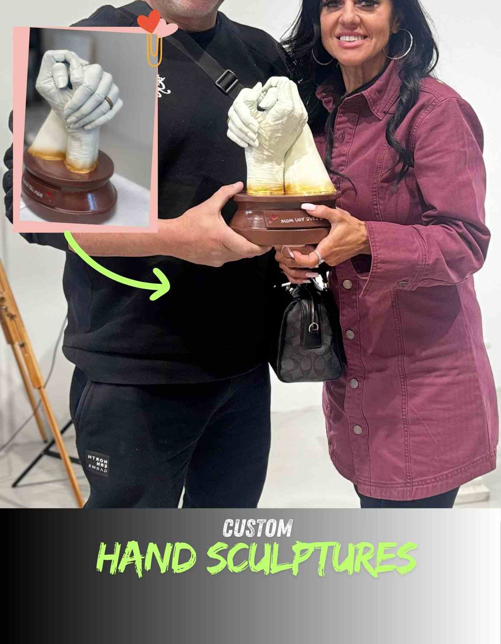 Hand sculpture : Custom made Hand sculpture ( Just from your Pics)