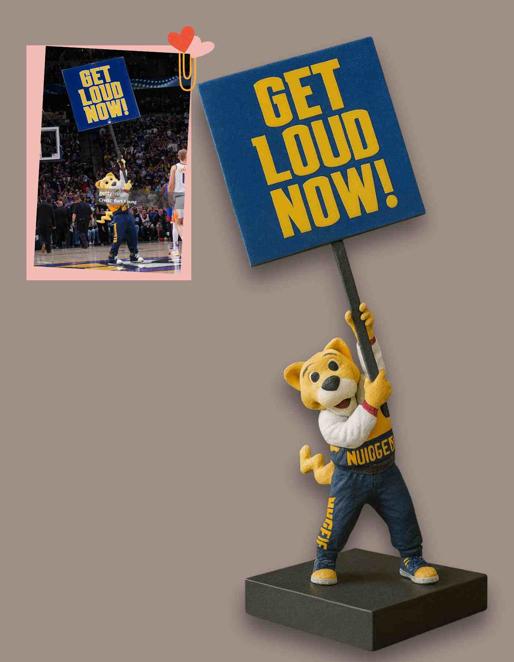 NBA mascot mini collectibles