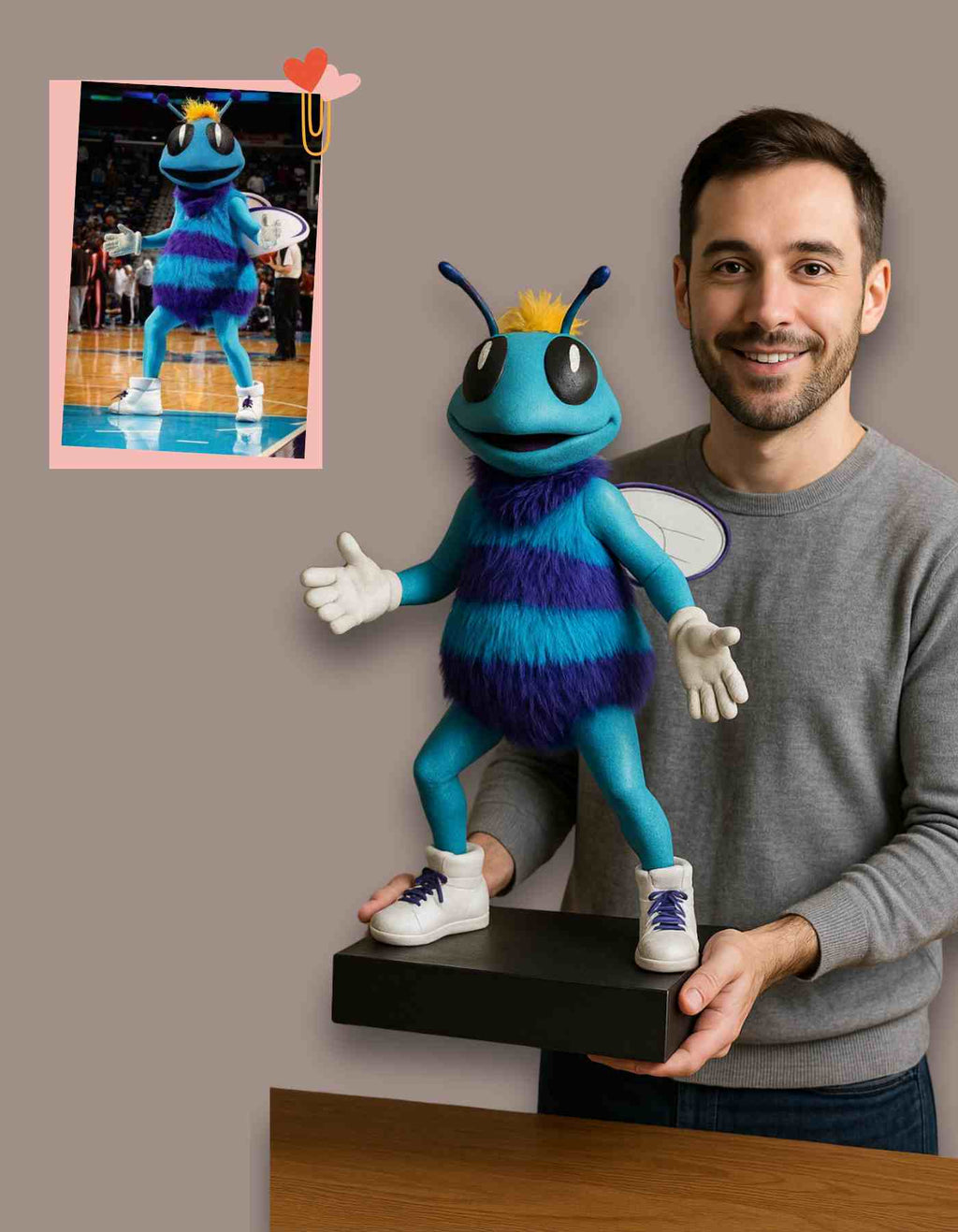 NBA mascot mini collectibles