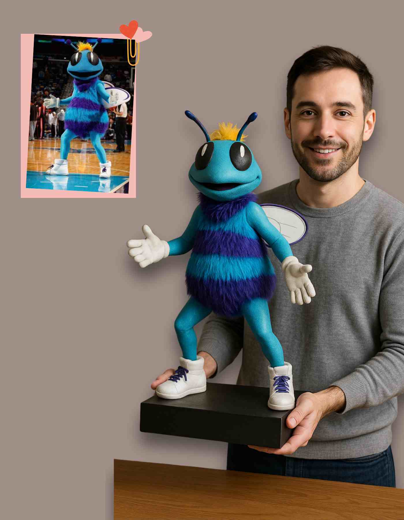 NBA mascot mini collectibles