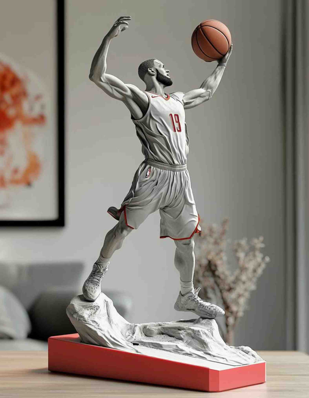 Custom NBL Player Sculptures-Custom Sculpted & 3D printed in any pose you choose!