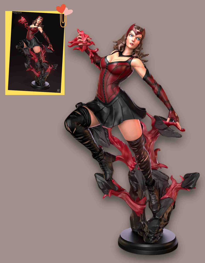 Scarlet Witch Action Figure - Custom made