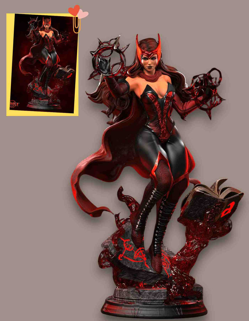 Scarlet Witch Action Figure - Custom made
