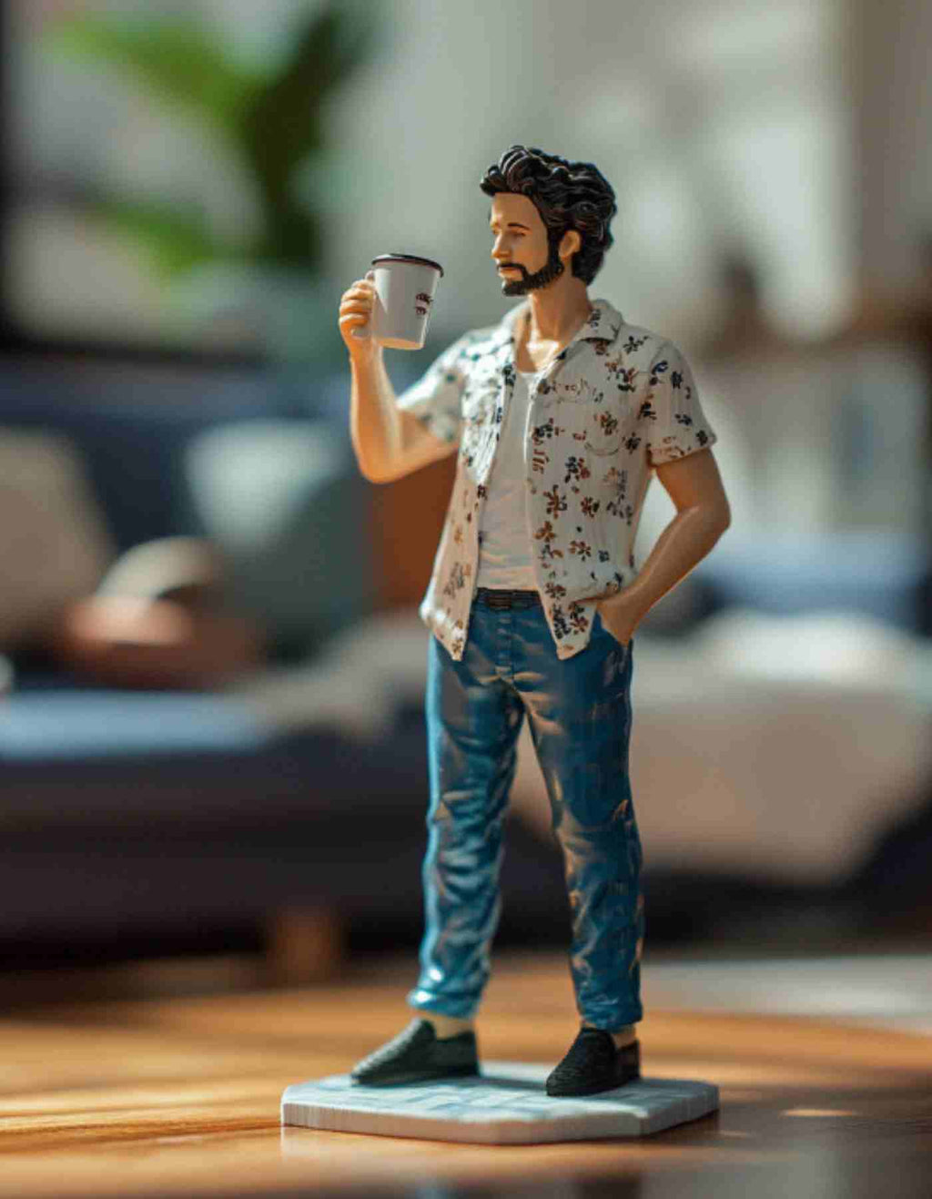 Custom miniature : Realistic painted 3D sculpts