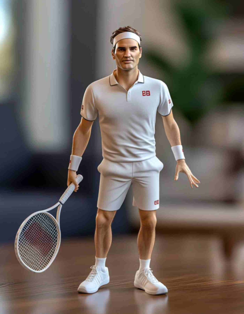 Roger Federer custom figurine -Sculpted in Your Favorite Pose for the Ultimate Tennis Fan Gift!