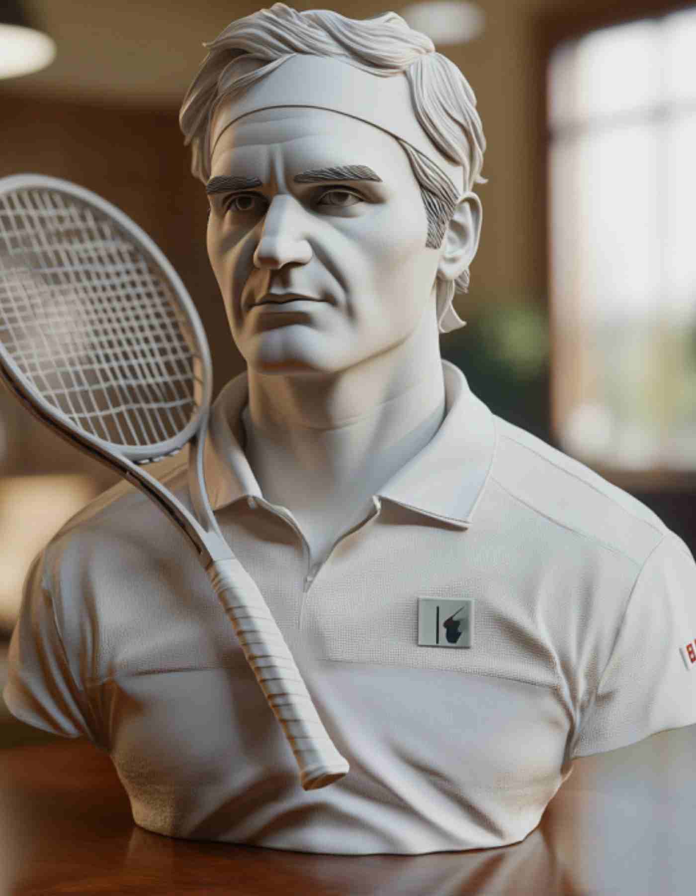 Roger Federer custom figurine -Sculpted in Your Favorite Pose