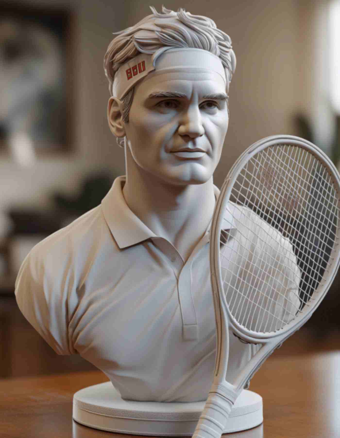 Roger Federer custom figurine -Sculpted in Your Favorite Pose