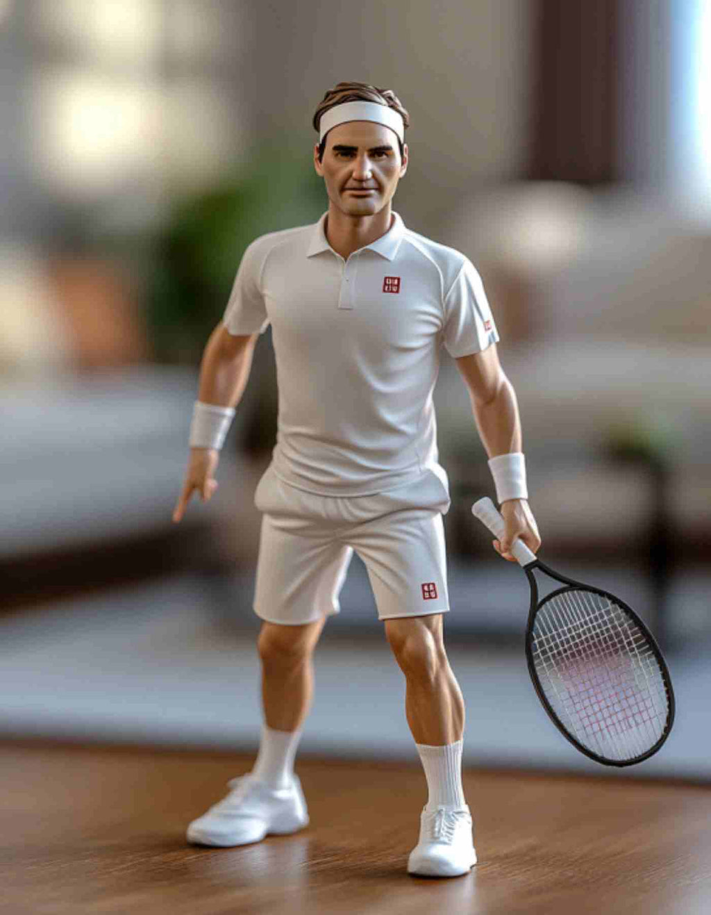 Roger Federer custom figurine -Sculpted in Your Favorite Pose for the Ultimate Tennis Fan Gift!