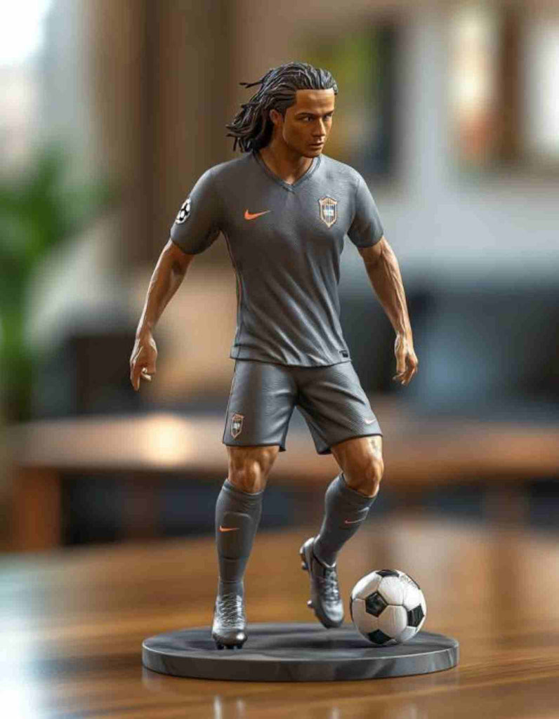 Soccer/ Football fan gifts ,soccer fan gift, Custom Made 3d Printed soccer player Table Top Figurine/ Art decor / Home decor/ mancave decor