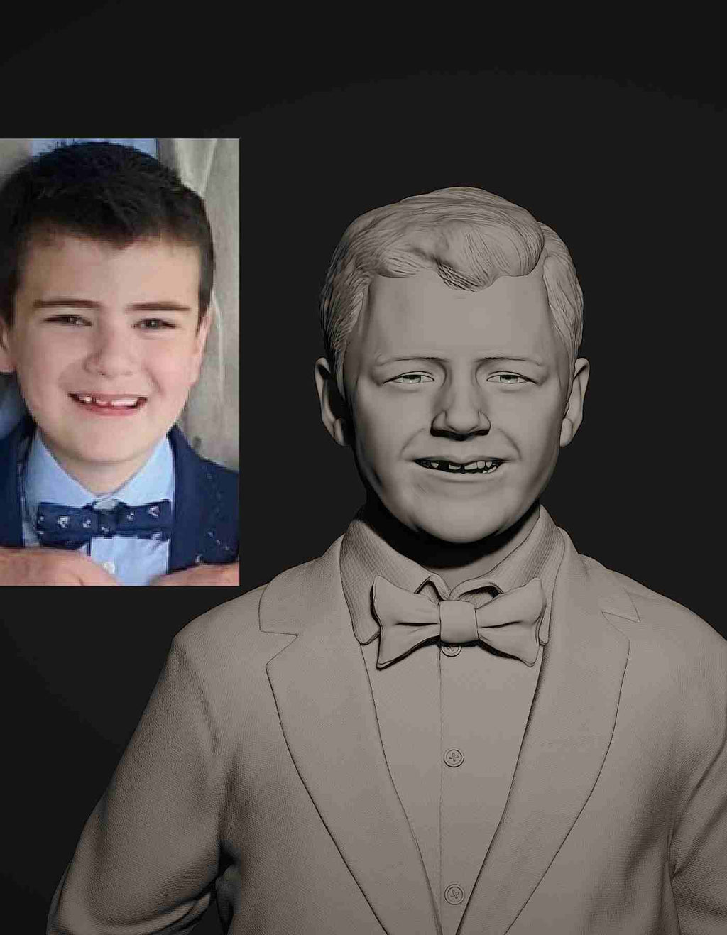 Digital Sculpture- Custom made and 3D print ready