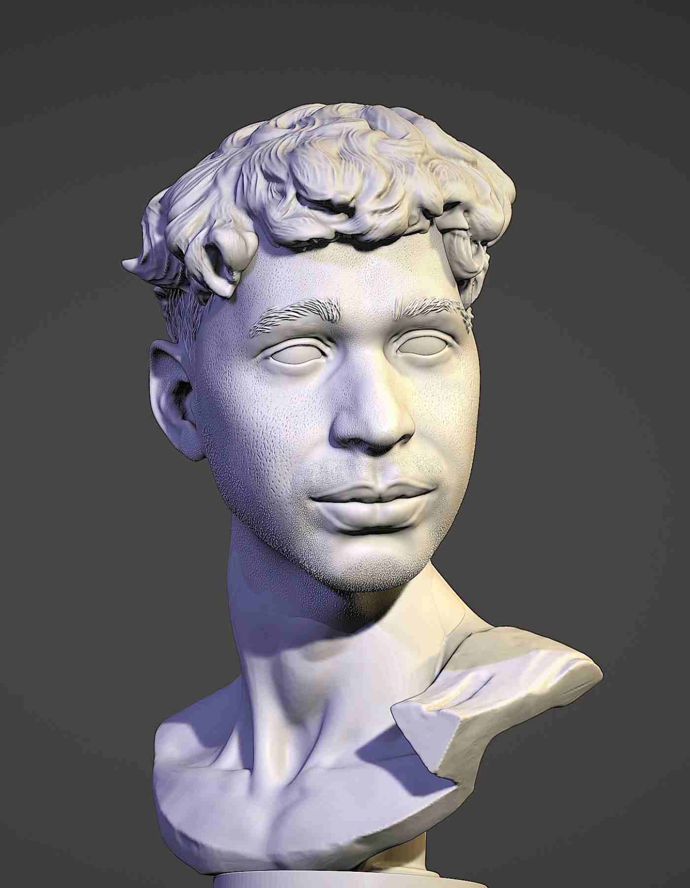 Digital Sculpture- Custom made and 3D print ready