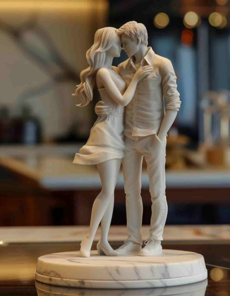 Custom Wedding Gift- Custom 3d printed wedding Gifts, Wedding Gift Ideas- Couple sculpts/Romantic gifts for couple/ Love gift for couple