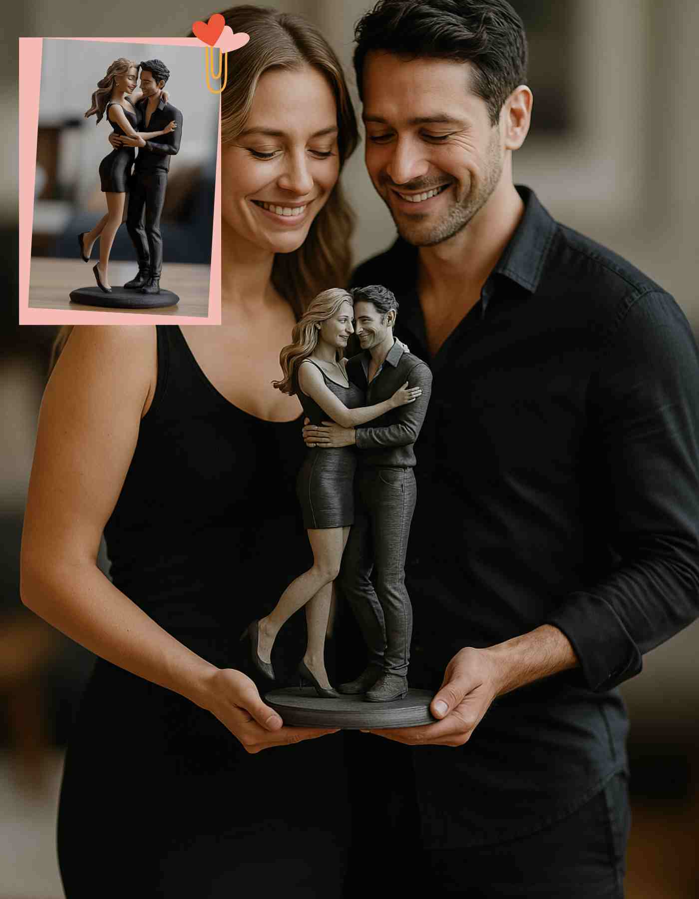 Custom Wedding Gifts : Personalized couple figurines for Special Day