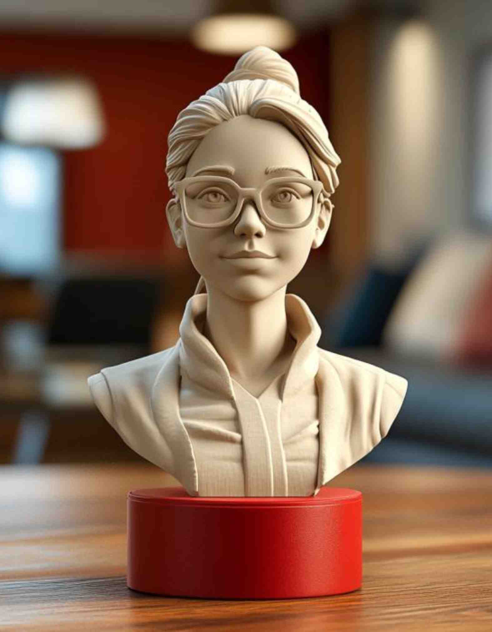Custom woman sculpture- Personalized Busts for Timeless Elegance!