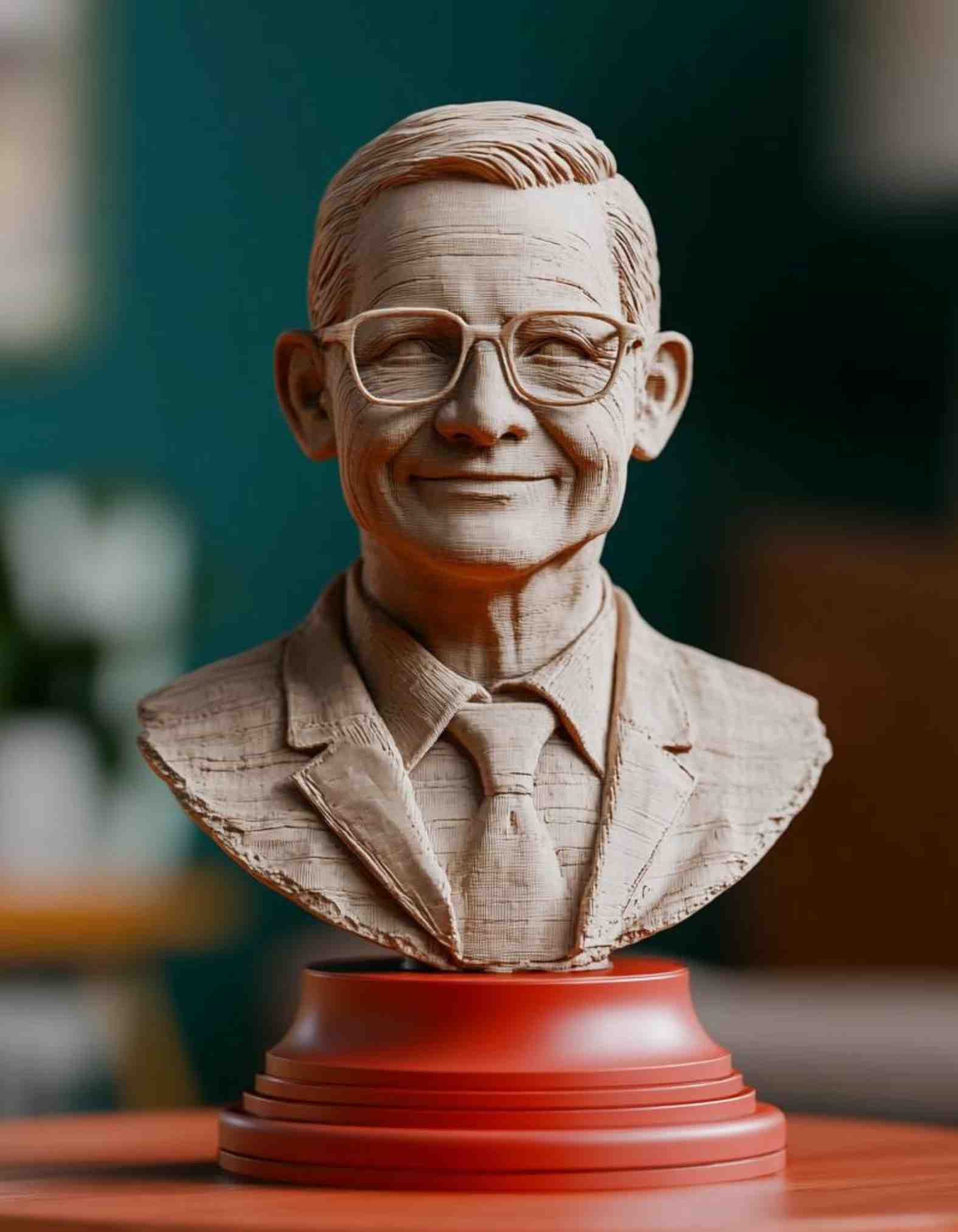 Custom retirement gifts : Personalized Custom 3D Sculpt of Retirees