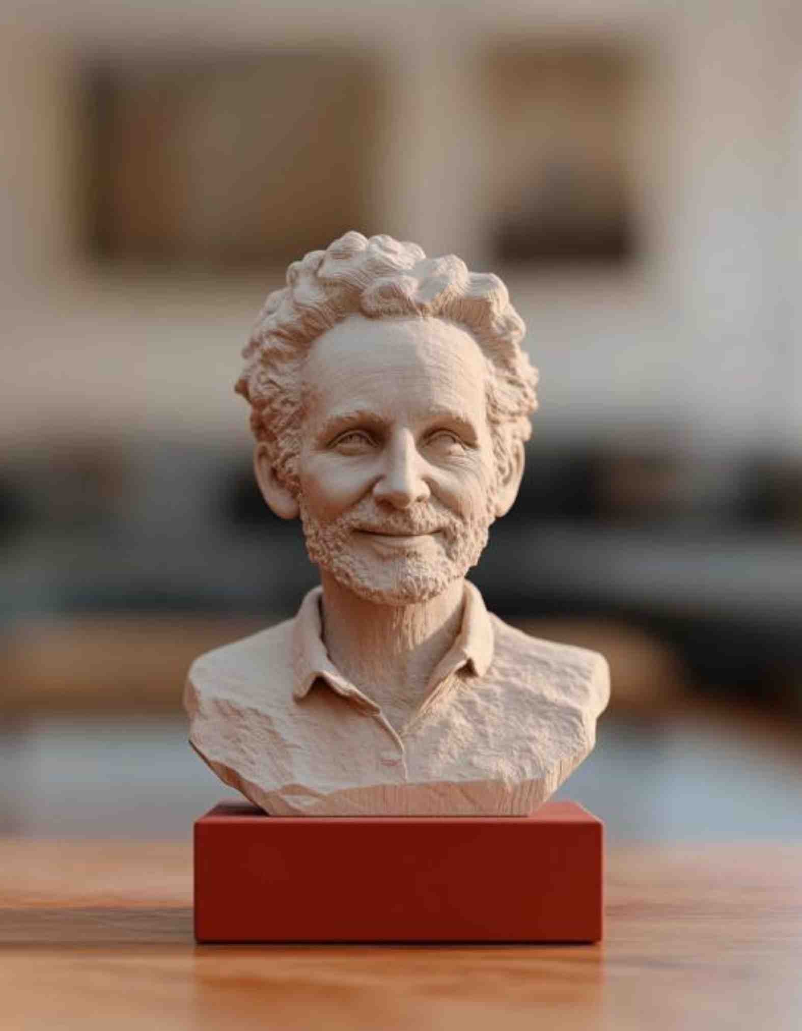 Custom retirement gifts : Personalized Custom 3D Sculpt of Retirees