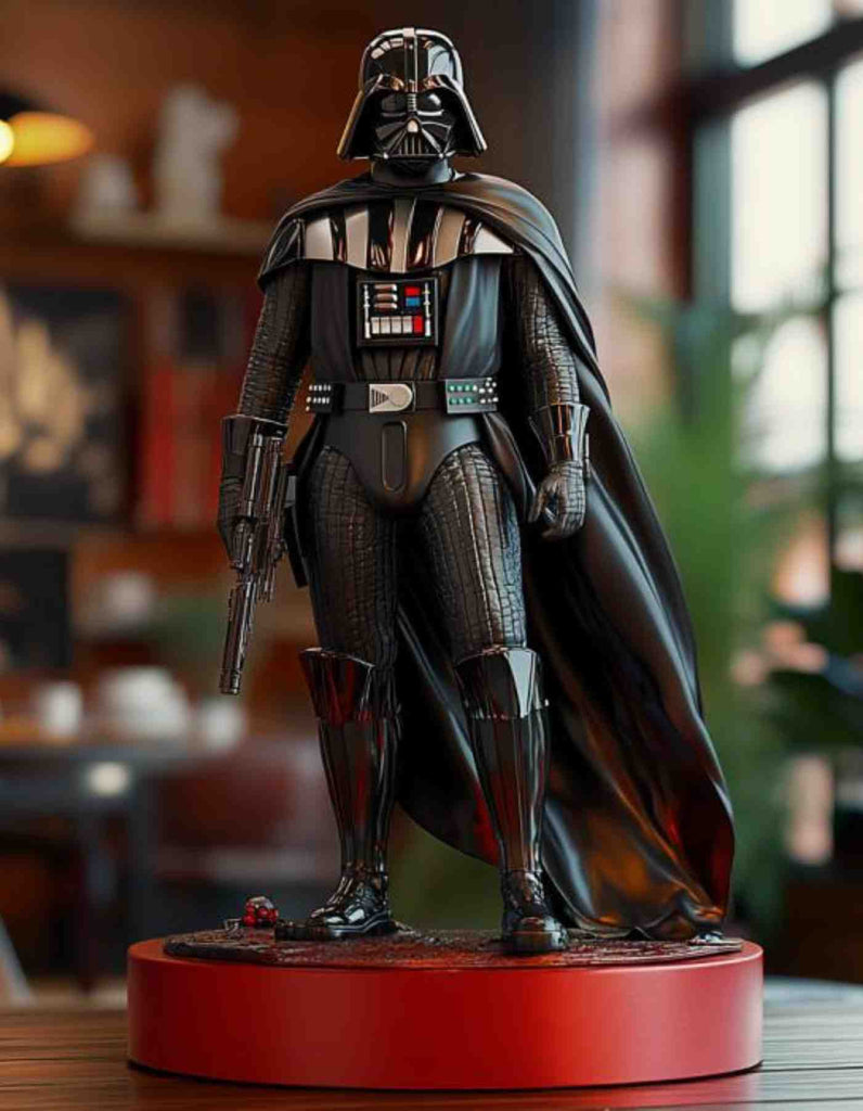 Darth Vader and you sculpture| Become a Legend, Stand with Vader| Unique Gift