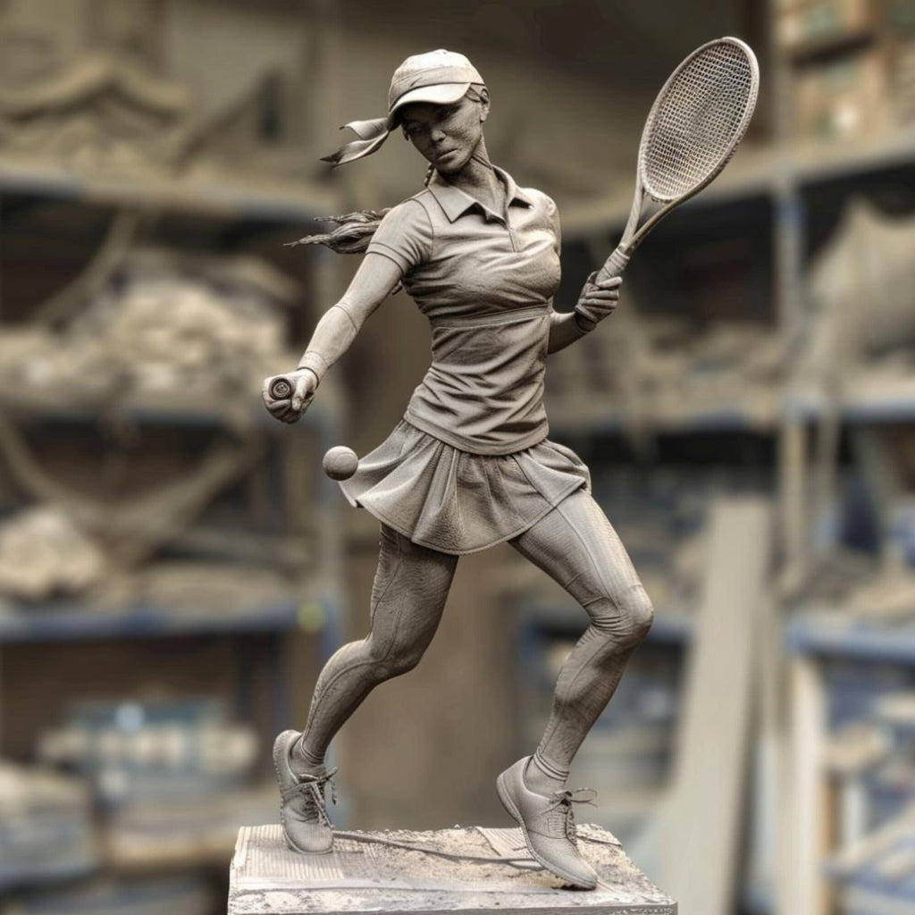 Custom tennis gifts, Tennis fan gift, Custom Made 3d Printed Tennis player Table Top Figurines/ Art decor / Home decor/