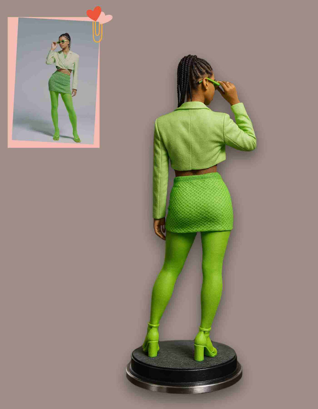 Custom Girl Gifts - Personalized Custom 3D Sculpt for Girls