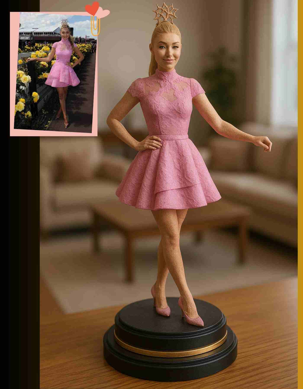 Custom Girl Gifts - Personalized Custom 3D Sculpt for Girls
