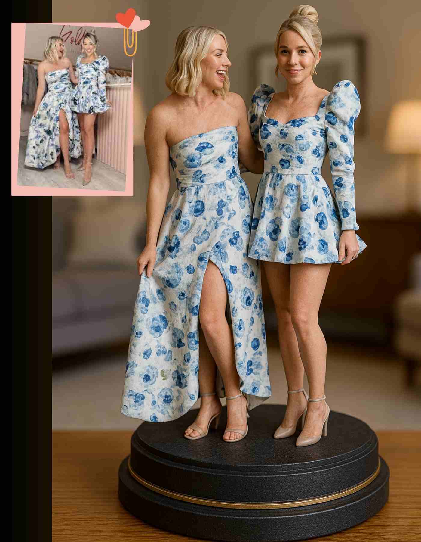 Custom Wedding Gifts : Personalized couple figurines for Special Day