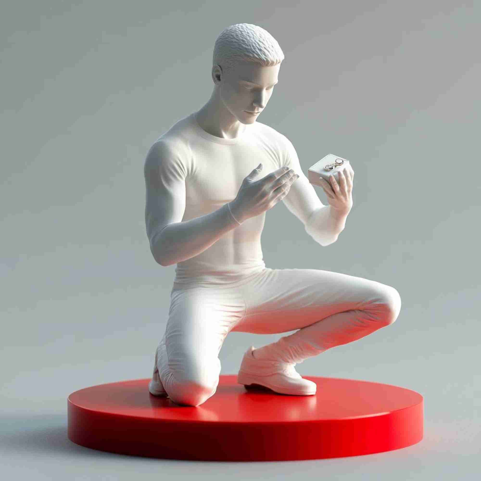 Custom Nurse gifts-Custom 3D Printed Nurse Sculptures - Unique Gifts & Decor