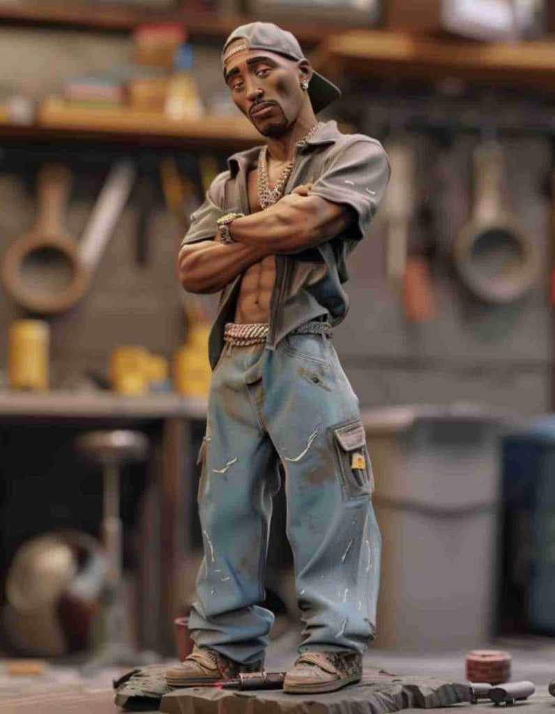 Metal Rappers Toy Hip hop action figures: Custom made Rapper Sculptures – Artmellows 3D