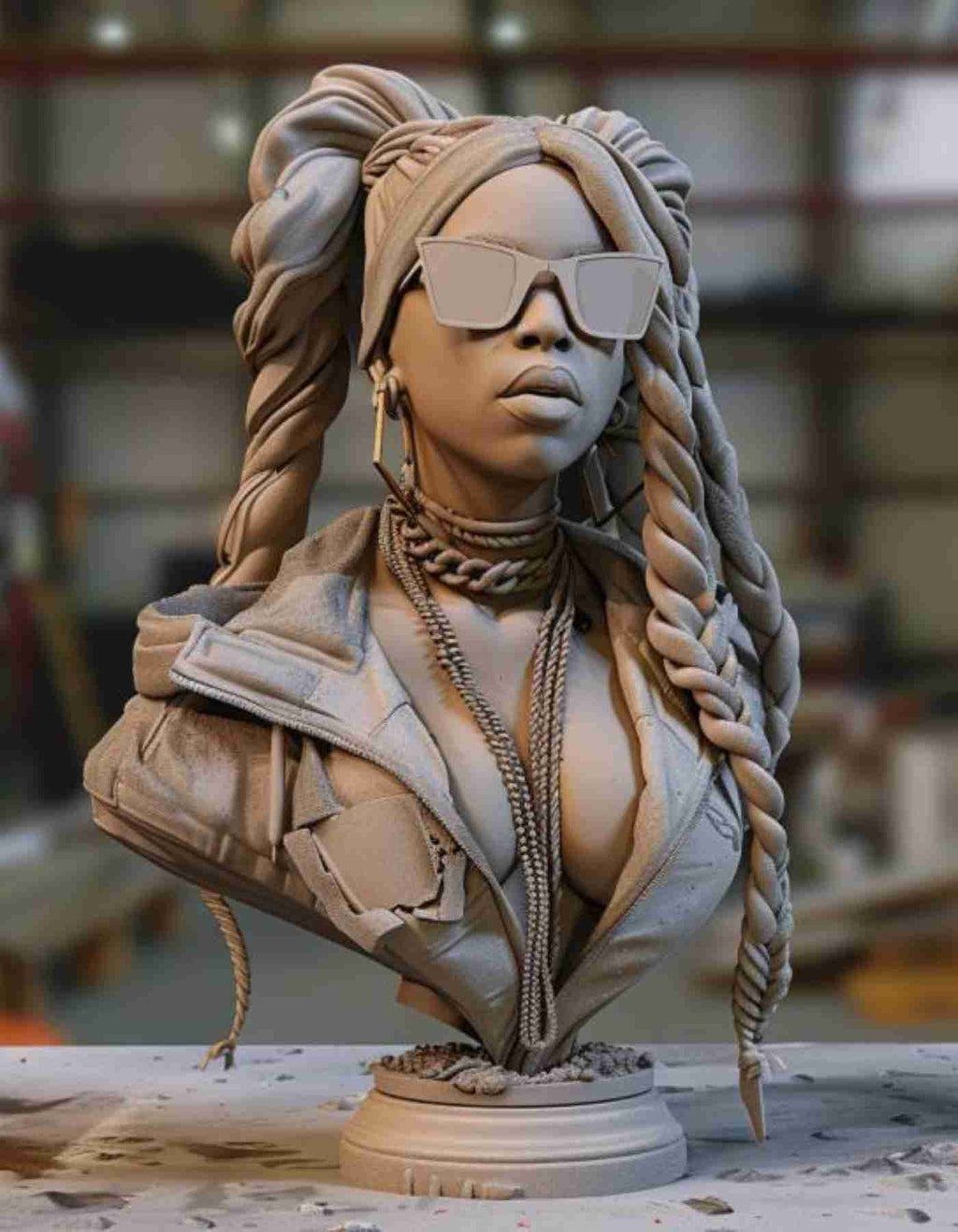 Custom gifts for girlfriend : Personalized 3D Sculpture of herself She’ll Love!