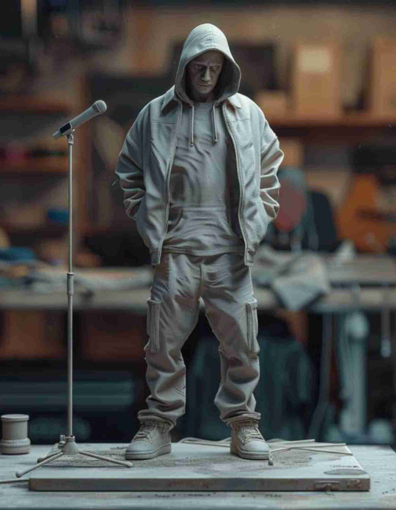 Hip hop action figures: Custom made Rapper Sculptures – Artmellows 3D