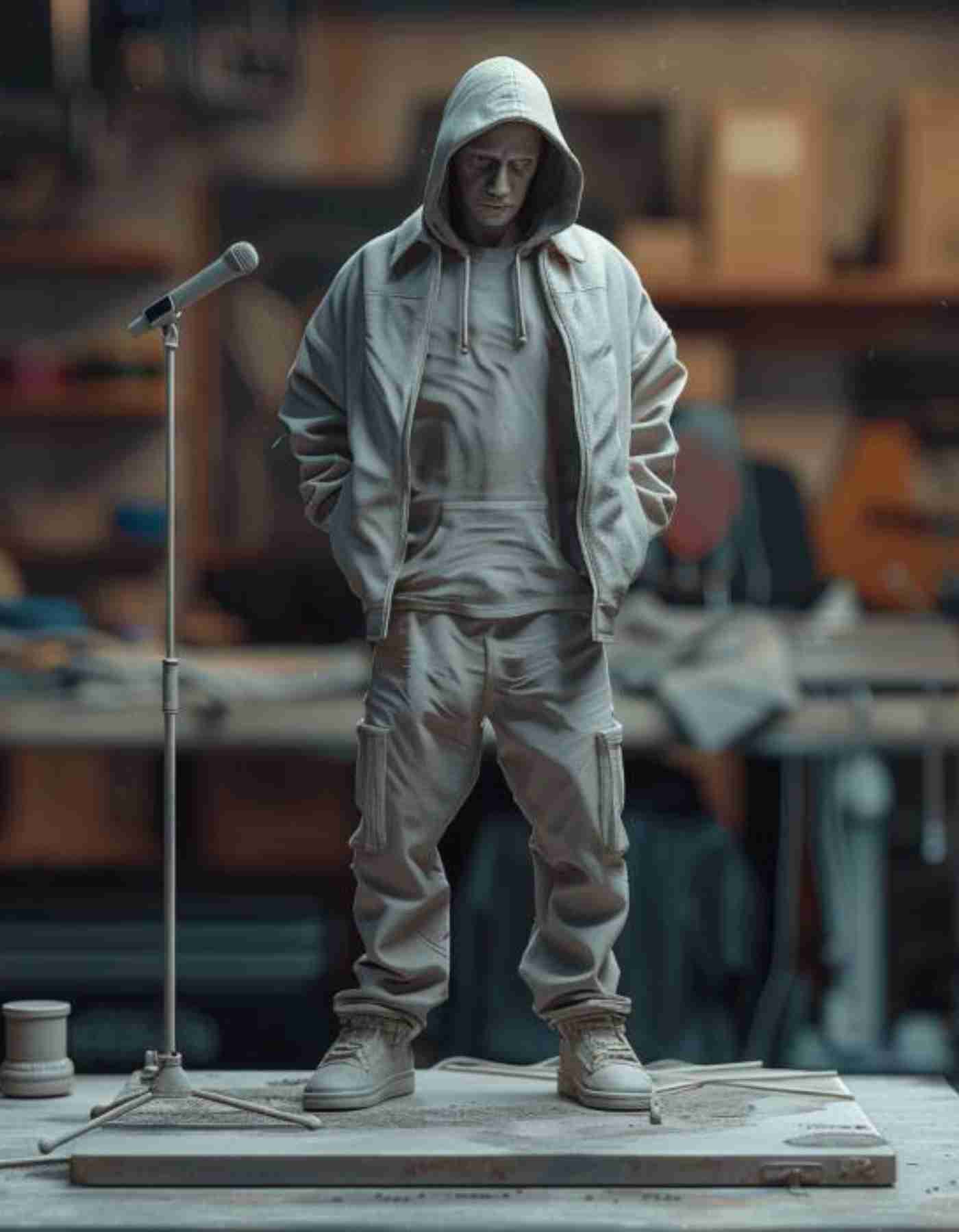 Hip hop action figures: Custom made Rapper Sculptures – Artmellows 3D