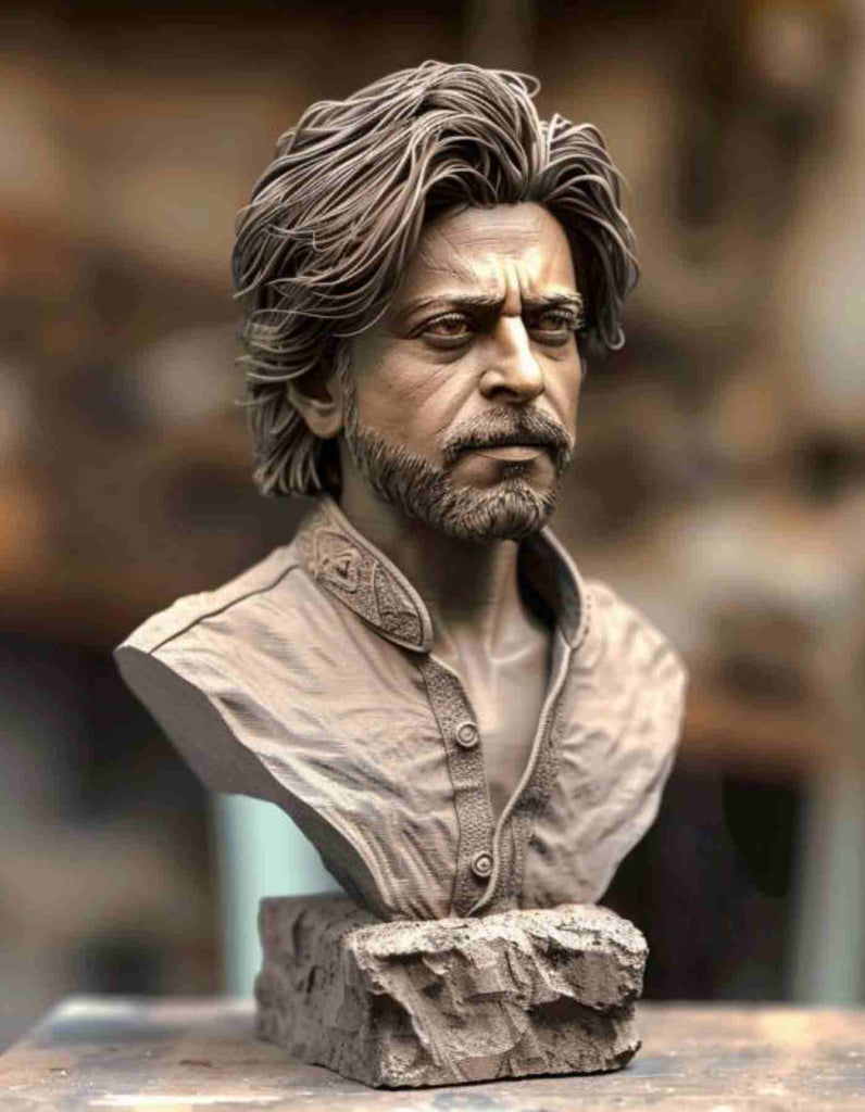 Shahrukh Khan Custom Made Full body / 3d Printed Table Top  Decor / Figurine/Gift item..