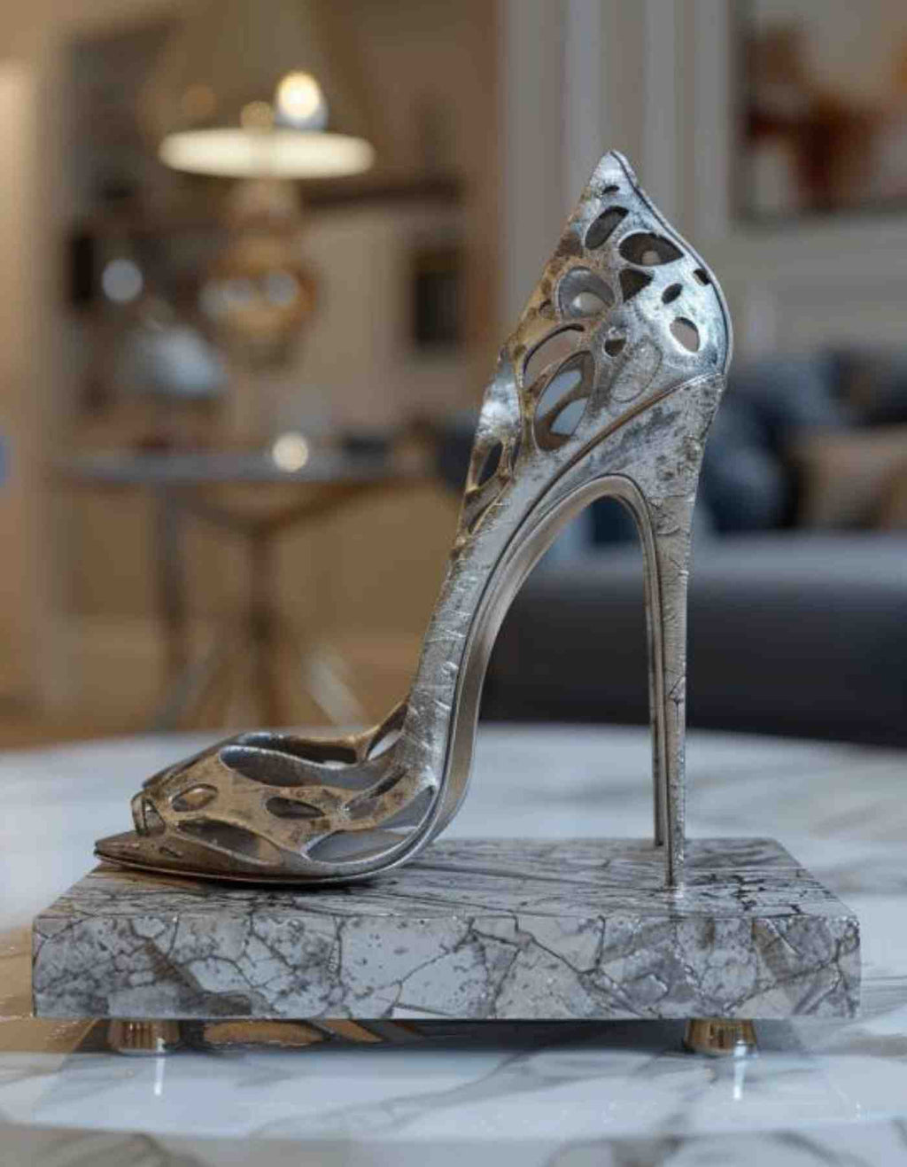 High heel sculpture - Custom 3D Printed High Heel Sculptures - Luxury Gifts for Heel Lovers