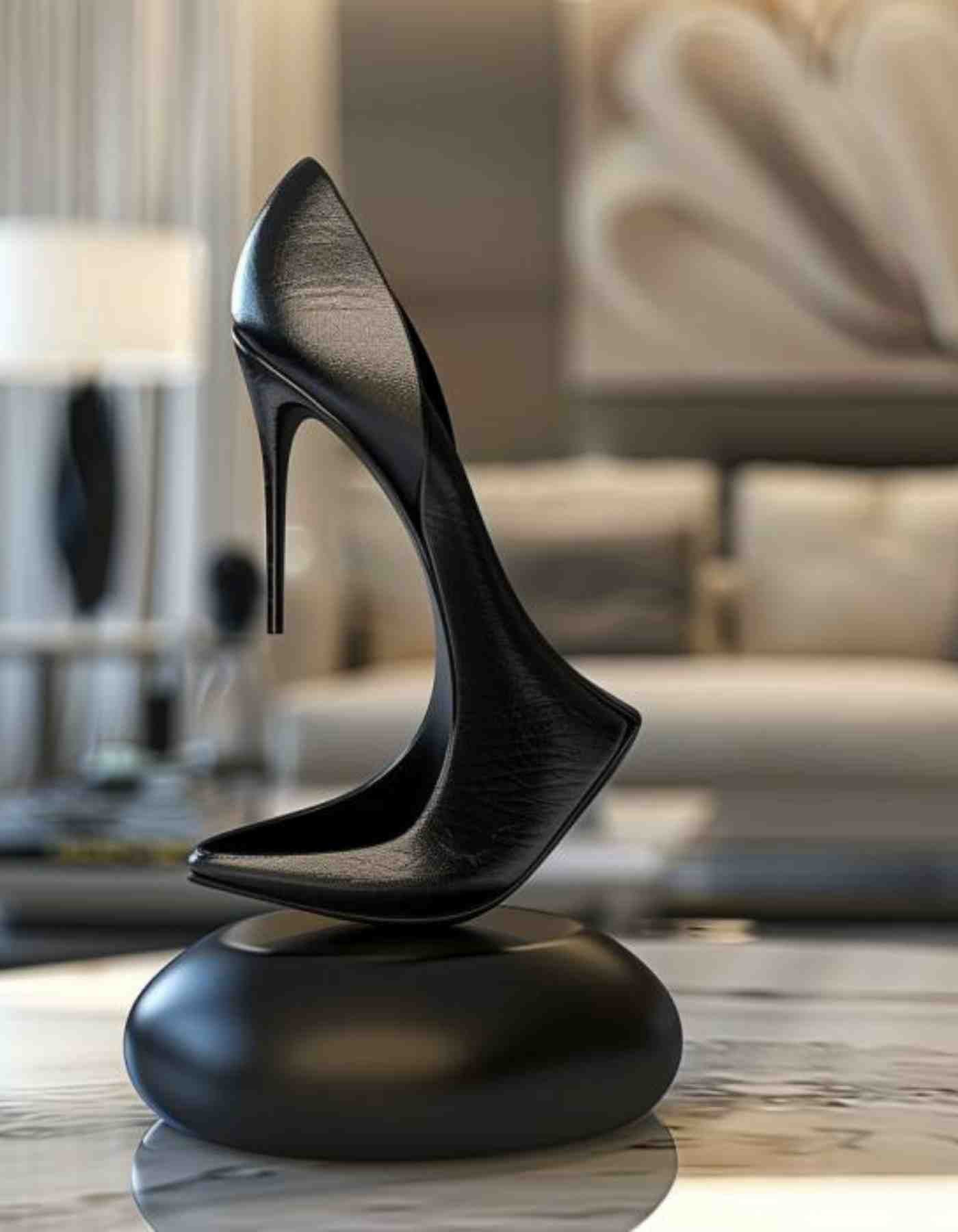 High heel sculpture - Custom 3D Printed High Heel Sculptures - Luxury Gifts for Heel Lovers