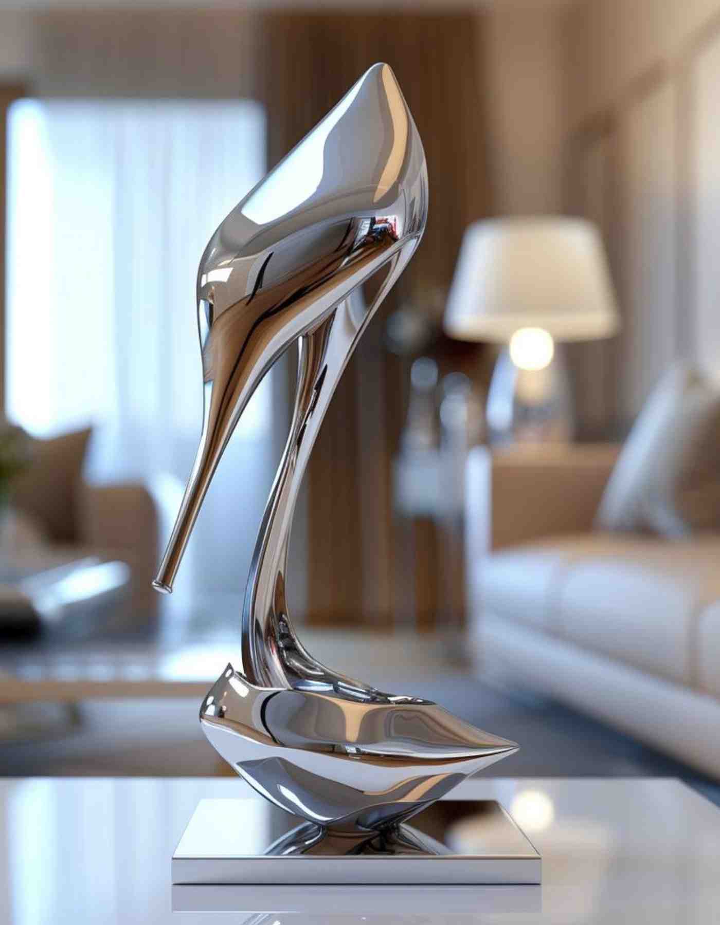 High heel sculpture - Custom 3D Printed High Heel Sculptures - Luxury Gifts for Heel Lovers
