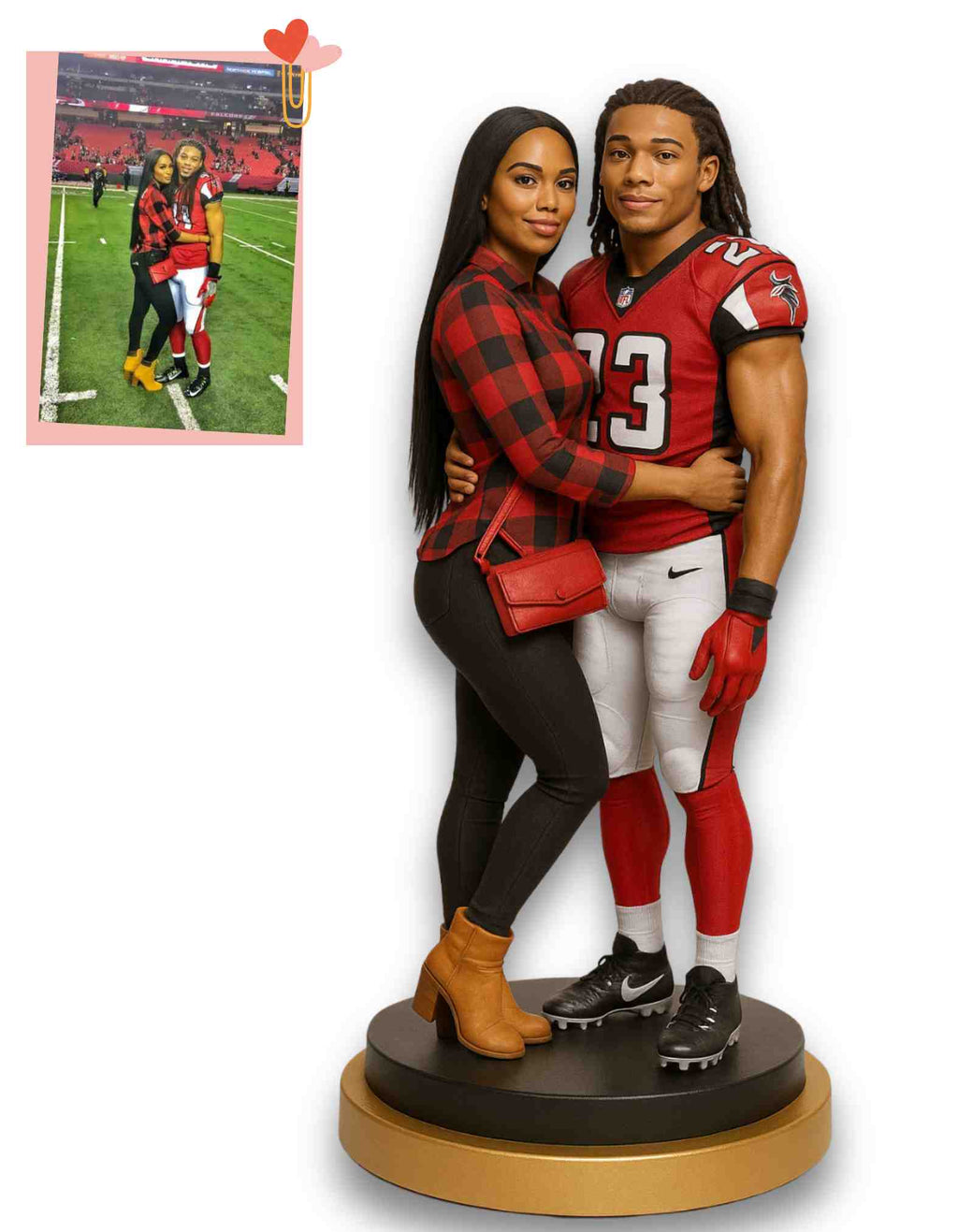 Soccer couple Figurines : For the Duo That Plays as One 💑