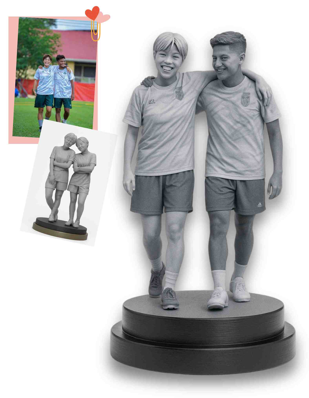 Soccer couple Figurines : For the Duo That Plays as One 💑